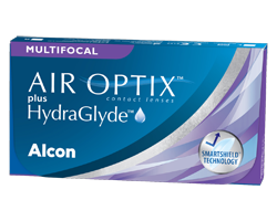 Ежемесячные контактные линзы Air Optix Plus HydraGlyde Multifocal (3 линзы)