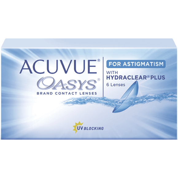 Астигматические двухнедельные контактные линзы Acuvue Oasys for Astigmatism (6 линз)