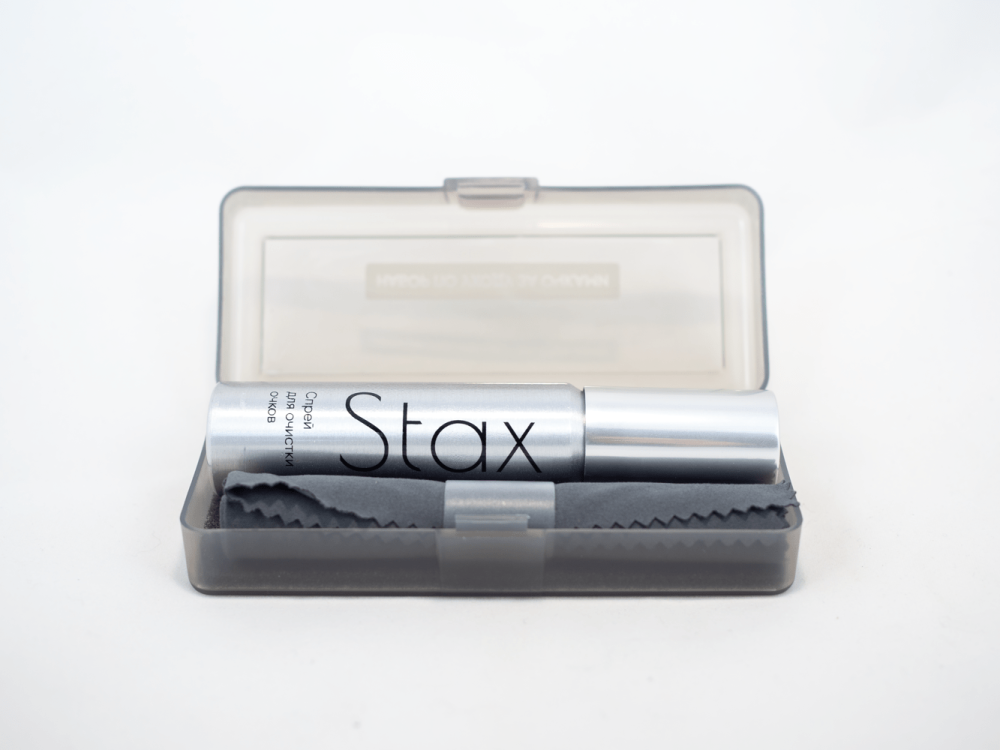 Набор по уходу за очками Stax в пластиковой коробке