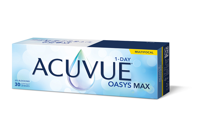 Однодневные контактные линзы Acuvue MAX Multifocal (30 линз)