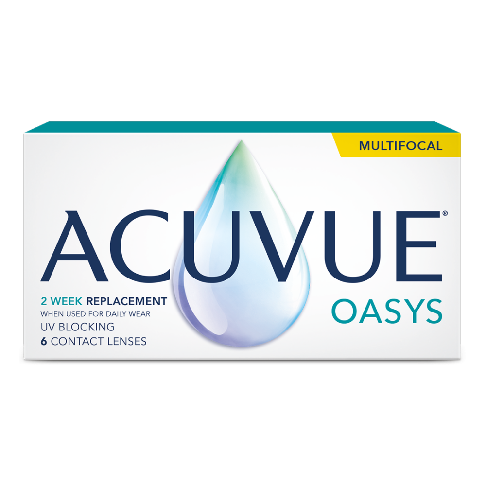 Двухнедельные контактные линзы Acuvue Oasys Multifocal (6 линз)